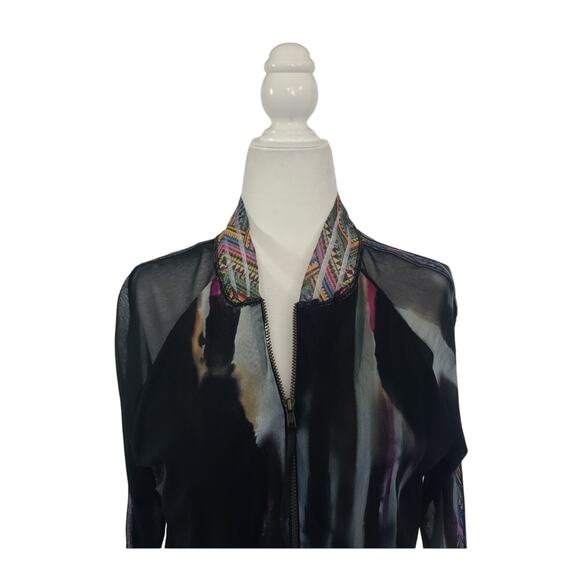 New Y2K Petit Pois Viviana G Giometric Colorful Jacket M - Picture 2 of 5